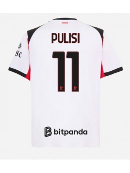 Billige AC Milan Christian Pulisic #11 Bortedrakt 2025-26 Kortermet